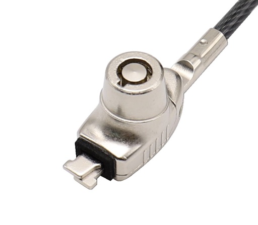 [COM37465] Manhattan Candado de LLave para Laptops 440486, 1.8 Metros, Gris