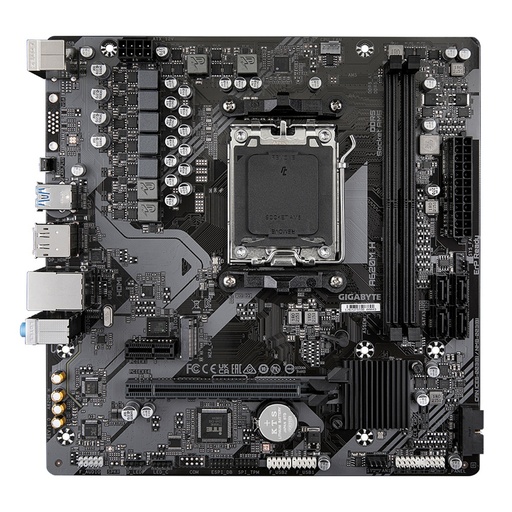 [MOB70561] Tarjeta Madre Gigabyte A620m H AMD Micro ATX 2x DDR5 Am5 Pcie 4.0 M.2 Rev 1.0