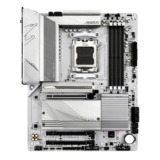 [MOB70562] Tarjeta Madre Gigabyte B650 AORUS ELITE AX ICE AMD Enchufe AM5 AMD Ryzen 7 192 GB DDR5-SDRAM