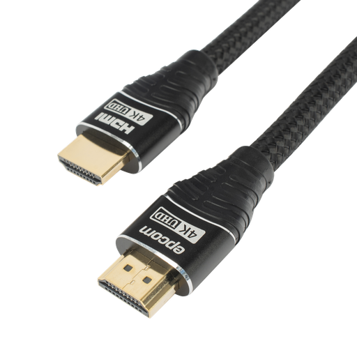 [SEC102570] Cable HDMI de 1.8m | Alta Definición | Longitud |Version 2.0 | Alta velocidad 18Gbps |4K@60Hz | Conectores Chapados en Oro | Tipo Redondo