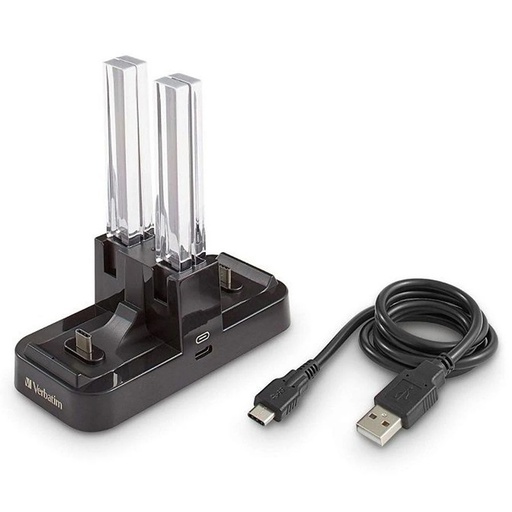 [SEC2025] Soporte De Carga Multicontrol Verbatim VB99796 Para Controles De Nintendo Switch