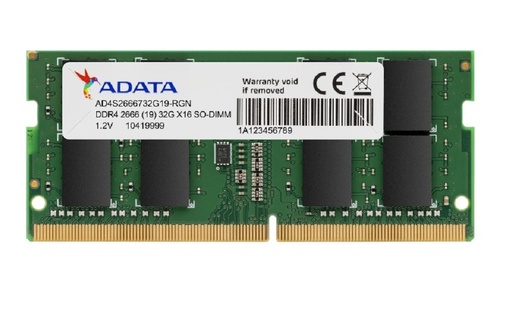 [COM30642] Memoria RAM Adata Premier DDR4 2666MHz 8GB Non-ECC CL19 SO-DIMM