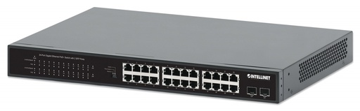 [NET32969] Switch Intellinet Gigabit Ethernet 561891, 24 Puertos 10/100/1000 Mbps + 2x SFP + Puertos SFP+ + Puertos QSFP28 + Puertos QSFP+, 8000 Entradas - No Administrable
