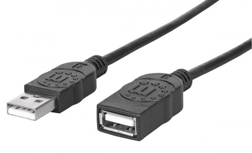[WIR87151] Manhattan Cable USB-A Macho - USB-A Hembra, 1 Metro