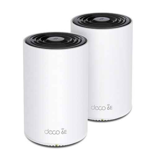 [NET32971] Router TP-Link con Sistema de Red Wi-Fi en Malla Deco XE75 2402Mbit/s 3x RJ-45 2.4/5/6GHz 4 Antenas Internas 2 Piezas