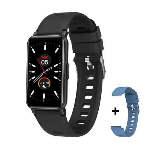 [ACC780095] Smart watch argomtech skeiwatch b20 pantalla ips de 1.45" ip68 resolución 172x320p 2 correas incluidas negro y azul