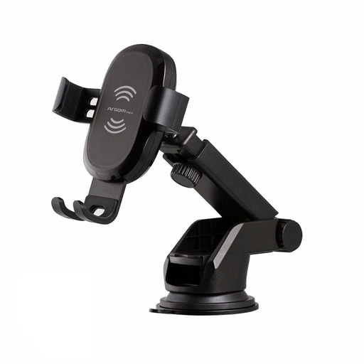 [ACC780150] Soporte Argomtech para Celular Cargador Inalámbrico Rápido Brazo Telescópico 15W Rotación 360