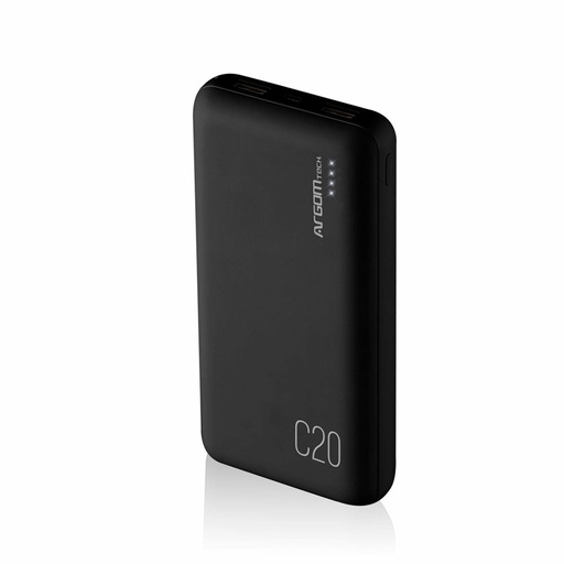 [ACC780180] Power Bank Argomtech C20 Alta Capacidad 20000mAh 2 Puertos 2.1A/2A 