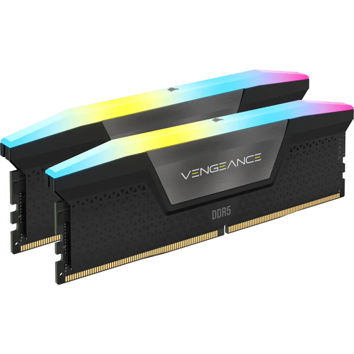 [ACC780286] Memoria ram corsair vengeance rgb 32gb (2x16gb) ddr5 6400mhz dimm black cl36