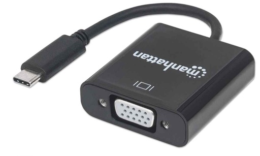 [ACC697705] Adaptador USB Manhattan 151771 USB-C 3.1 Macho - VGA Hembra