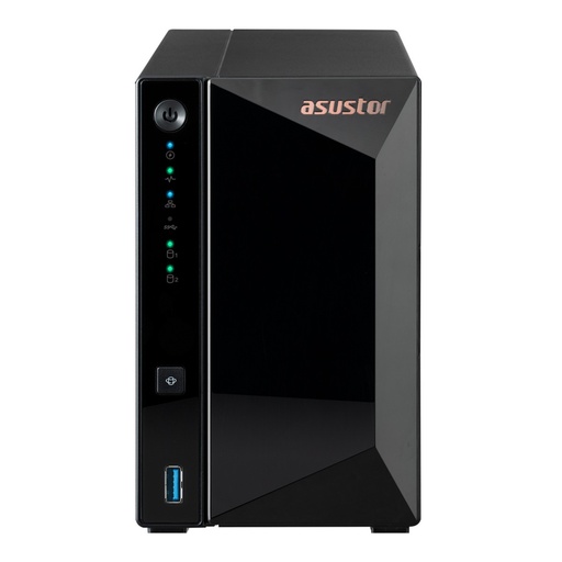 [COM37604] NAS de 2 Bahías Asustor DRIVESTOR 2 PRO 48TB Realtek RTD1296 1.40GHz USB 3.2