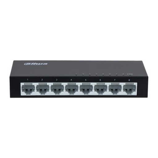 [NET33109] Switch 8 Puertos Dahua DH-PFS3008-8ET 10/100Mbps