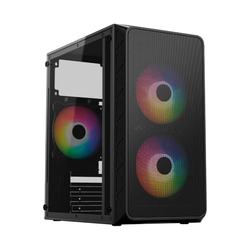 [CAB29001] Gabinete acteck ac-939249 doom pro mesh gi730m micro atx 1*usb 3.0 frente malla 3 fan rgb negro