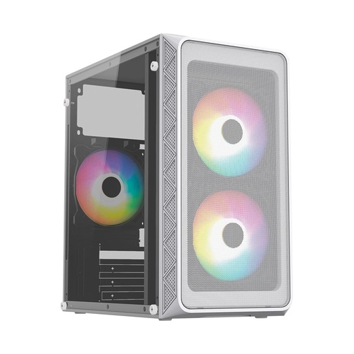 [CAB29002] Gabinete Acteck Doom Pro Mesh GI730M Mini-Tower Micro-ATX/Mini-ITX USB 2.0/3.0 con Fuente 600W 3 Ventiladores 