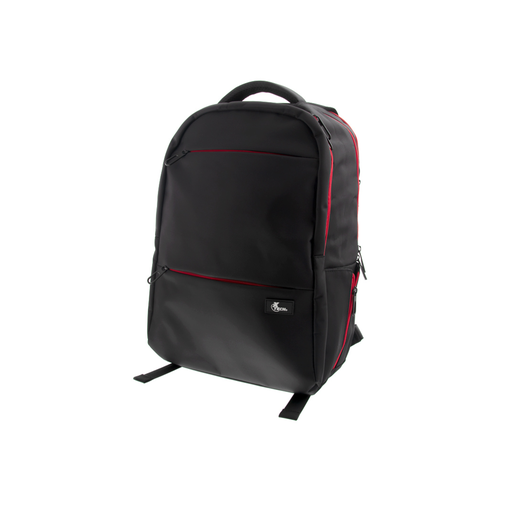 [OFF70663] Xtech insurgent xtb-507 mochila para laptop 16.5” y accesorios de videojuegos - nylon durable - gaming   - color negro y rojo - bolsillo antirrobo - panel posterior acolchado con tecnología de ventilación airflow