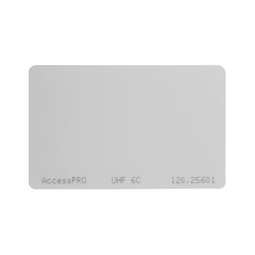 [SEC103415] Kit de  tag uhf tipo tarjeta para lectoras de largo alcance 900 mhz / epc gen 2 / iso 18000 6c / no imprimible / incluye porta tarjeta