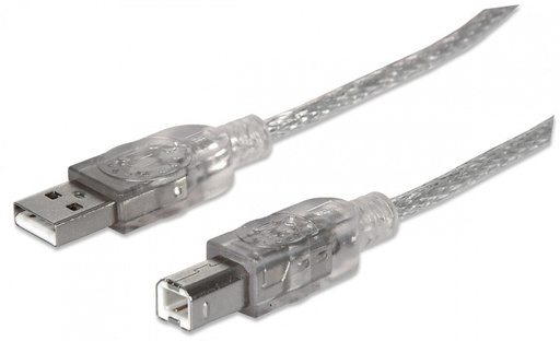 [ACC697775] Cable USB Manhattan De Alta Velocidad USB 2.0 USB A Macho - USB B Macho 5 Metros