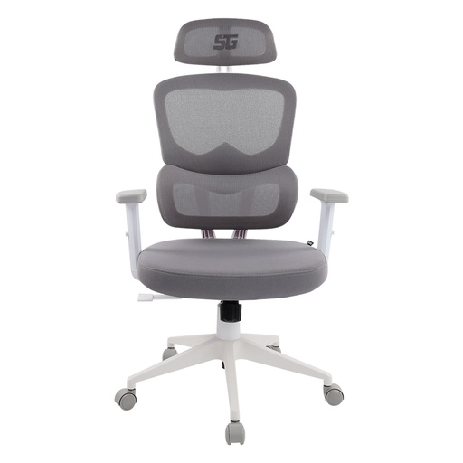 [OFF70668] Silla Mesh Gaming Vorago CGM-400-WH Hasta 150Kg Reclinable Con Descansabrazos