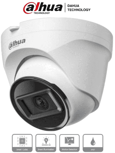 [SEC103863] Camara ip dahua, domo, 2mp, ir 30m, exterior, ip67, vision nocturna