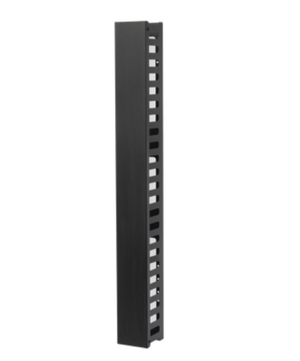 [NET33707] LinkedPRO Organizador de Cables Vertical, 24U, Negro, para Serie EIRL/EIQR