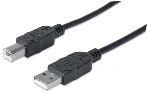 [ACC697930] Cable USB Manhattan Para Dispositivos USB De Alta Velocidad USB A - USB B 1.8 Metros