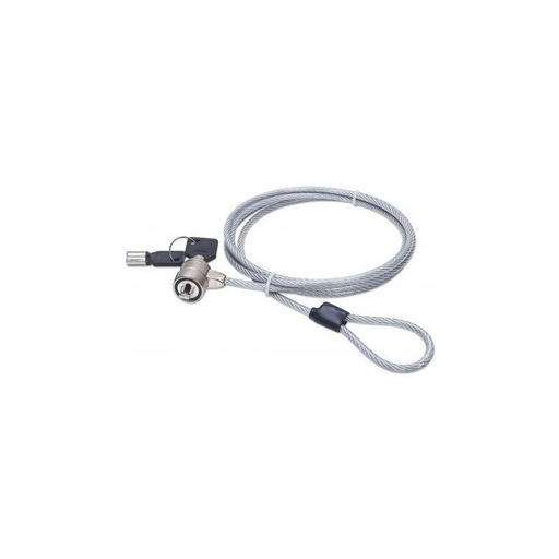 [ACC34486-ALX] Candado para laptop HP de acero galvanizado, 1.83 m. Color negro.