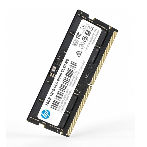 [SNR88323] Memoria RAM Para Laptop HP 6H310AA DDR5 4800MHz 16GB Non-ECC CL40 262-pin SO-DIMM