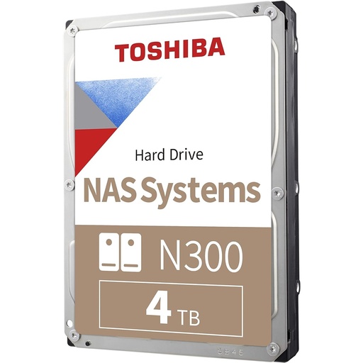 [SNR88327] Disco Duro Interno Toshiba N300 4TB 3.5" 7200RPM NAS 128MB