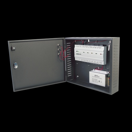 [SEC104726] Controlador de acceso / 4 puertas / funcion adms push incluida / alta seguridad / 3 años de garantía / biometría integrada / 20,000 huellas / software de integración zkbiocvsecurity