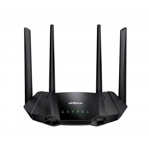 [NET34215] Router Dahua Gigabit Ethernet de Banda Dual AX15M Inalámbrico 1201Mbit/s 3x RJ-45 2.4/5GHz 4 Antenas Externas