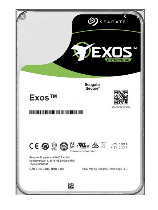 Disco Duro Para Servidor Seagate Exos X16 16TB SATA III 7200RPM 3.5" 6Gbit/s
