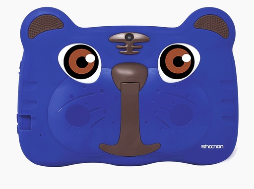 [COM37708] Tablet 7" necnon m002w-2t-az kids android 10 ram 2/16gb cam 0.3/2mp quadcore 1.8ghz tigre azul