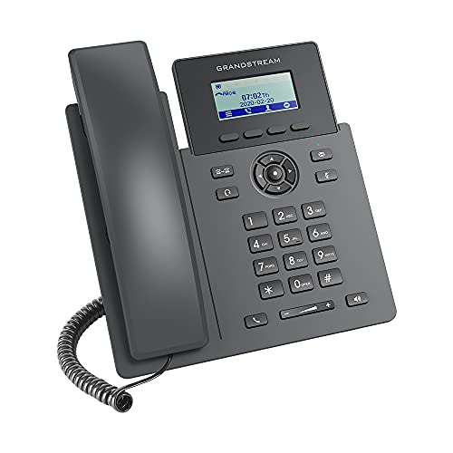 [TEL104541] Telefono ip grado carrier, grandstream grp2601p, 2 cuentas sip, 2 lineas, compatible con gdms, conferencia de 5 vias, ehs, poe, no incluye adaptador