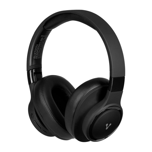 [AUD73844] Diadema vorago bt5.0/3.5mm 6hrs manos libres carga tipo c negra (hpb-205-bk)
