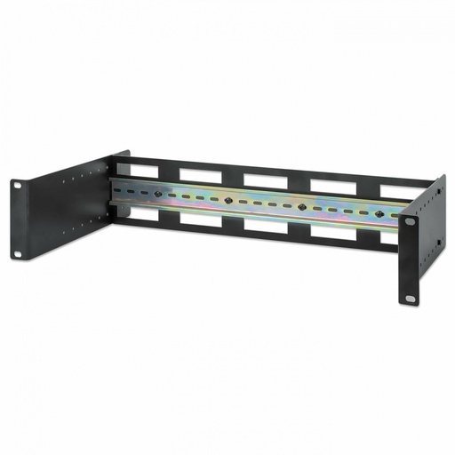 [NET34246] Intellinet Kit de Rieles DIN Ajustable Montable en Rack 19", 2U