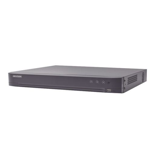 [SEC105055] DVR 8 Canales TURBOHD + 8 Canales IP 4K Audio por Coaxitron ACUSENSE Reconocimiento Facial 1 Bahía de Disco Duro Alarmas I/O Salida de Video en 4K H.265+