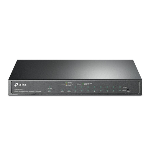 [NET34270] Switch TP-Link Gigabit Ethernet TL-SG1210MPE 10 Puertos 10/100/1000Mbps (8x PoE+) 20 Gbit/s 4000 Entradas Administrable