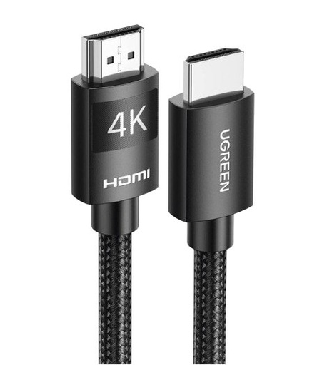 [SEC105094] Cable hdmi 2.0 de nylon trenzado | 2 metros | 4k@60hz | arc | dolby atmos | true hd | tmds | hdr | 3d inversivo | 18gbps | 3 capas de protección + 4 de blindaje | niquelado | carcasa de aluminio.