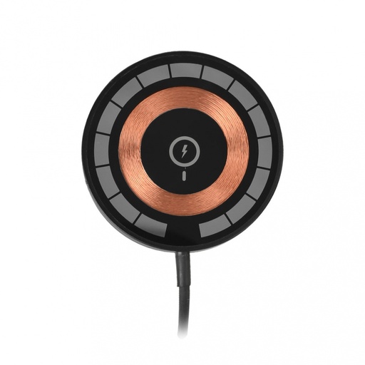 [ACC780699] Perfect Choice Cargador Magnético Voltus, USB-C, 5 - 9V, 2A, Negro