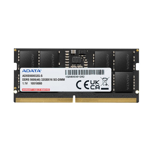 [COM37767] Memoria Ram Adata AD5S560016G-S DDR5 5600MHz 16GB CL46 SO-DIMM 