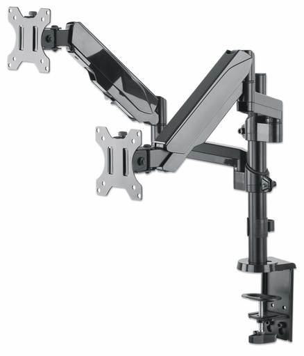 [MNS35334] Soporte De Escritorio Manhattan Para 2 Monitores 17"-32" Hasta 8Kg