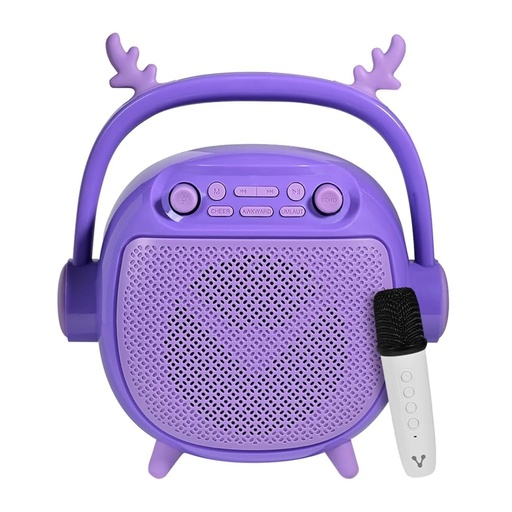 [AUD73919] Bocina Portatil Vorago BSP-205 Bluetooth Inalámbrico 10W RMS USB C