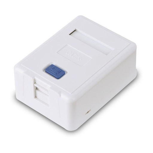 [POS947] Saxxon a1661 - caja de montaje en superficie para jack utp / 1 puerto / con etiqueta