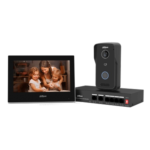 [SEC105199] Dahua Kit Videoportero KTP03 Monitor 7" Altavoz Alámbrico