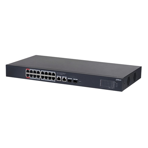 [NET34323] Switch Dahua DH-CS4220-16GT-135 16 Puertos RJ-45 10/100/1000 Mbps 2 Puertos SFP