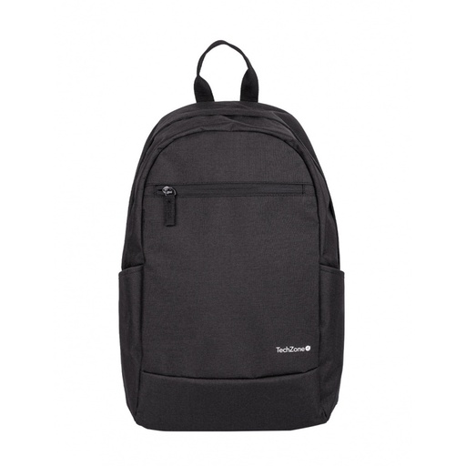 [OFF70700] Mochila Para Laptop 15.6" Techzone TZLBP15 Basic Black De Poliéster 