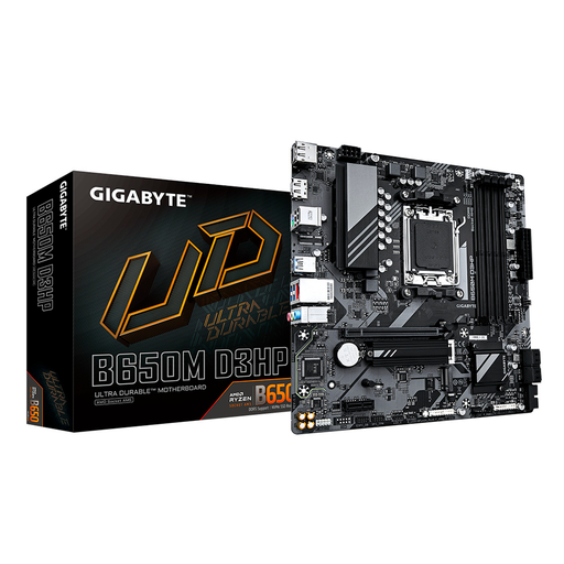 [MOB70649] Tarjeta Madre Gigabyte B650M D3HP S-AM5 AMD B650 HDMI 192 GB DDR5 Micro-atx