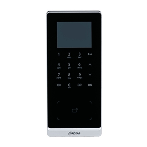 [SEC105283] Lector de Tarjeta Inteligente con Teclado Dahua ASI2201H-DW WiFi Ethernet 3.000 Usuarios 