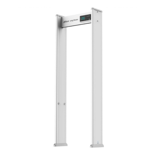 [SEC105310] Arco Detector de Metales Dahua DHI-ISC-D109L de 9 Zonas Display de 5 Dígitos de Alto Brillo Luces Indicadoras de Área Contador de Paso