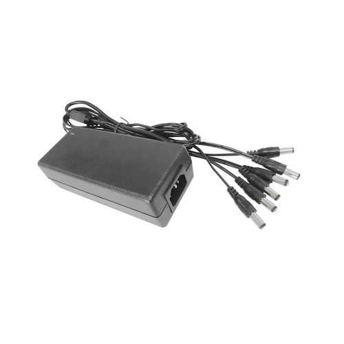 [SEC2219] Fuente de alimentacion epcom 12vcc 6a, con 6 salidas macho , para camaras de vigilancia (plk12dc6ch)